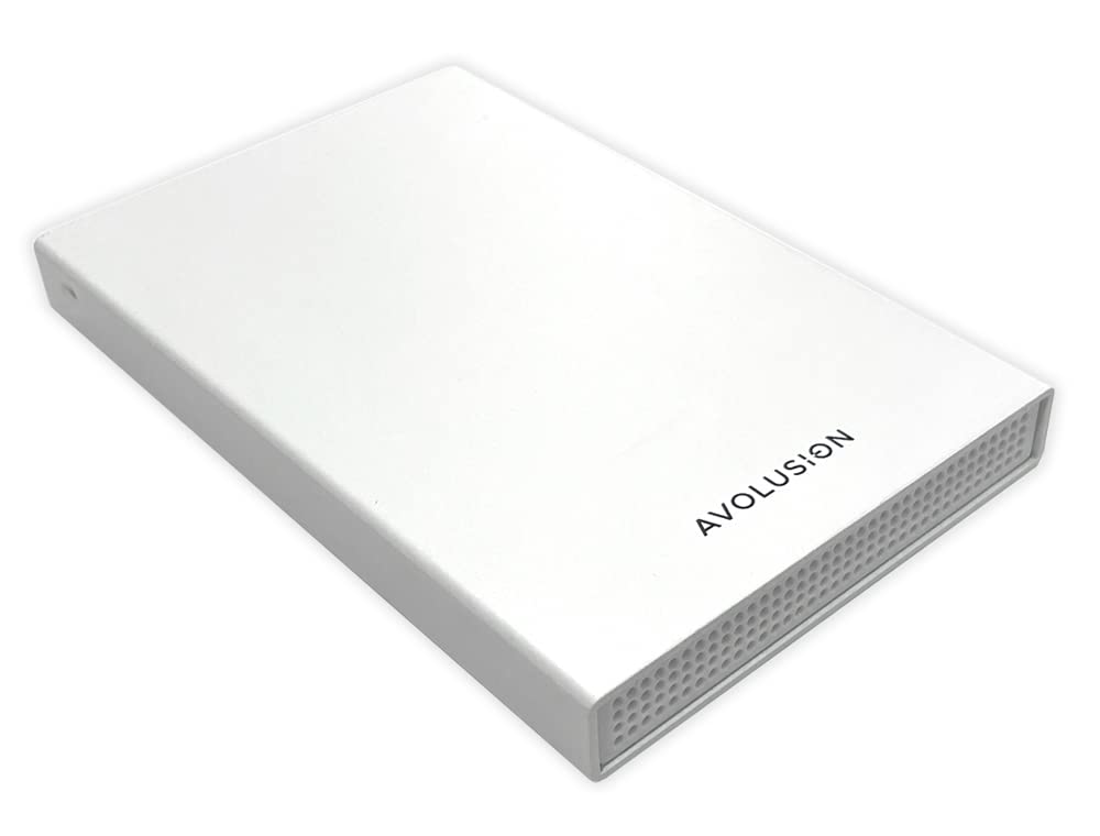 2TB USB 3.0 Portable External Gaming Hard Drive White A3197