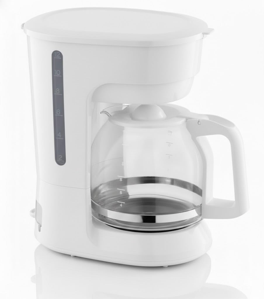 12-Cup Coffee Maker with Non-Drip Carafe, Keep Hot Plate, Black H335258