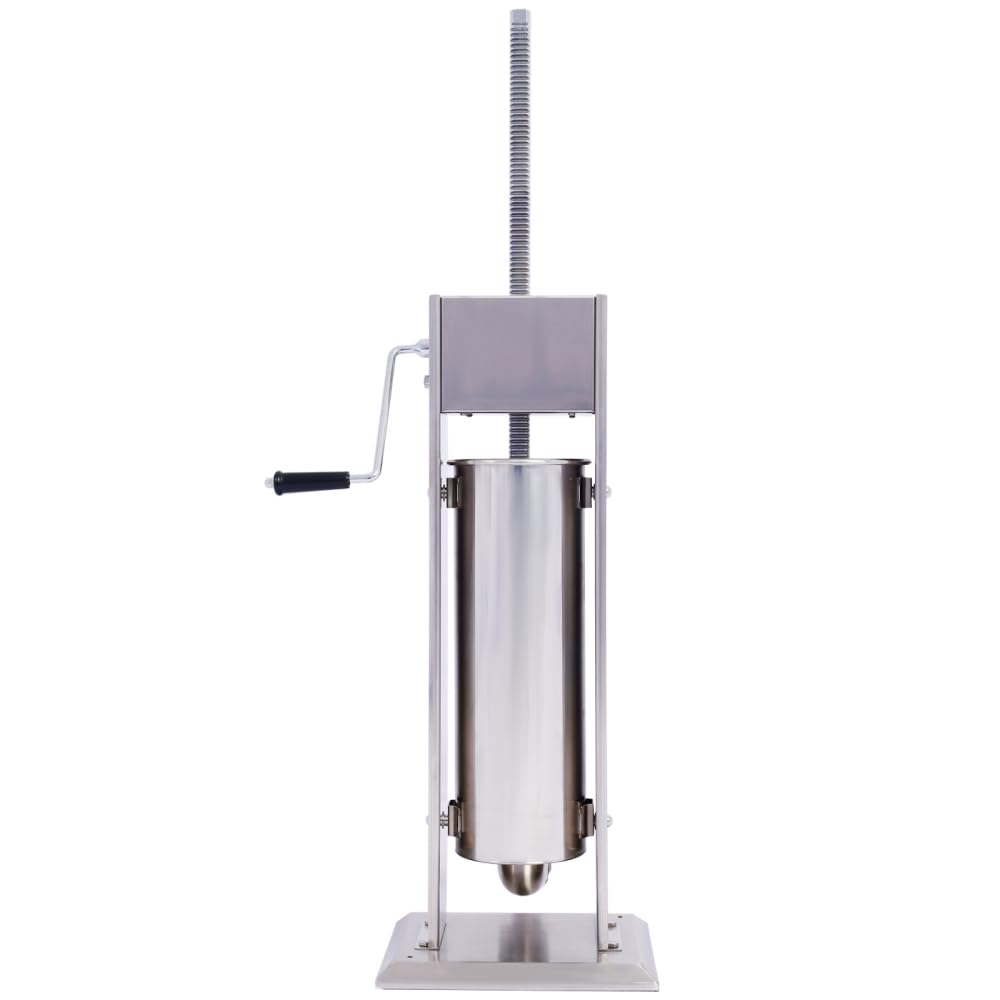Stainless Steel Vertical Sausage Stuffer with 4 Stuffing Tubes T39189