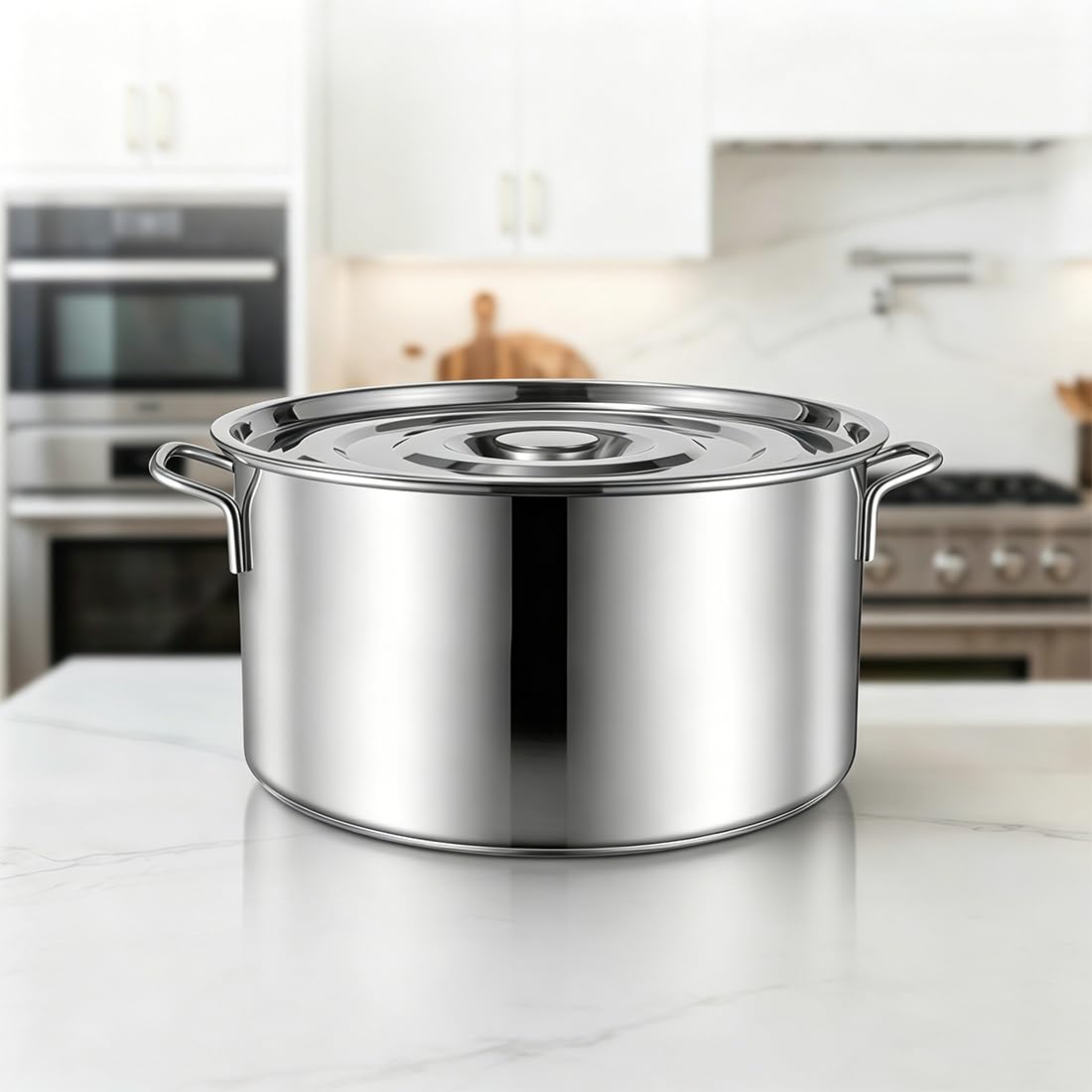 Stainless Steel Stock Pot with Lid F974