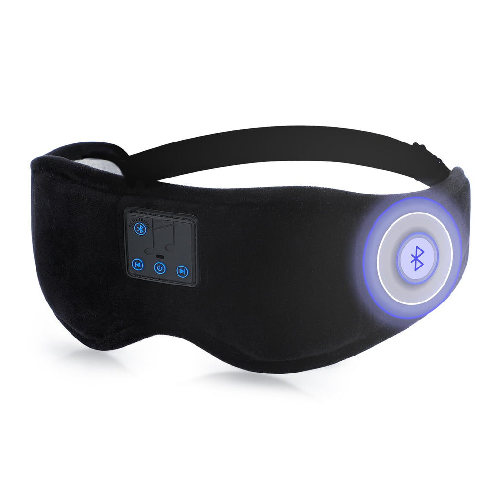 Sleep Mask with Bluetooth Headphones 3D Contour Blackout J4243