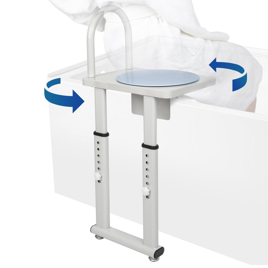Heavy Duty Height Adjustable Shower Transfer Chair with Handrail N146