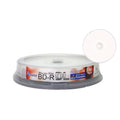 10-disc 50gb 6X Bd-r Dl White Inkjet Hub Printable Blank Disc A2727