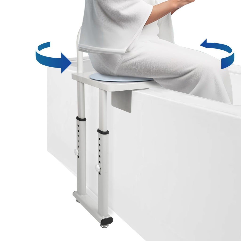 Heavy Duty Height Adjustable Shower Transfer Chair with Handrail N146