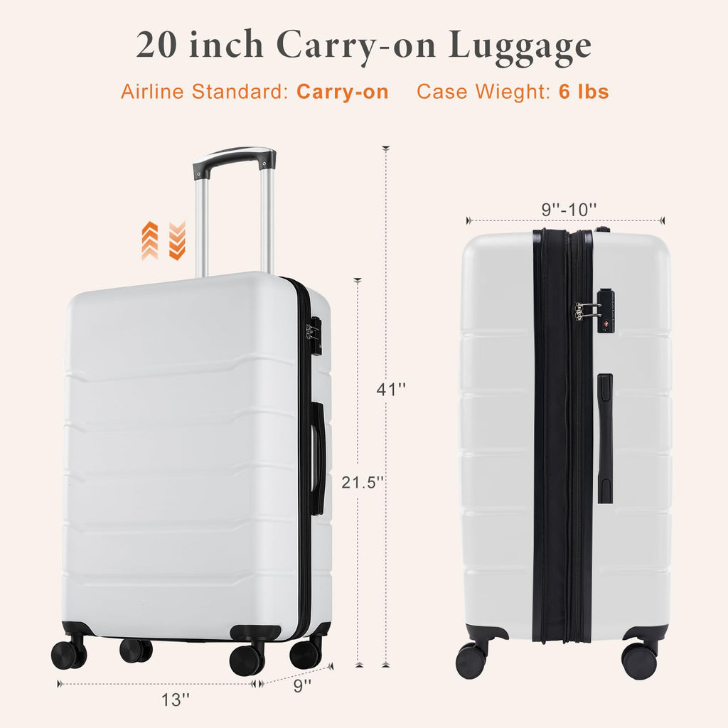 20 Inch Carry On Luggage with Spinner Wheels Q62081