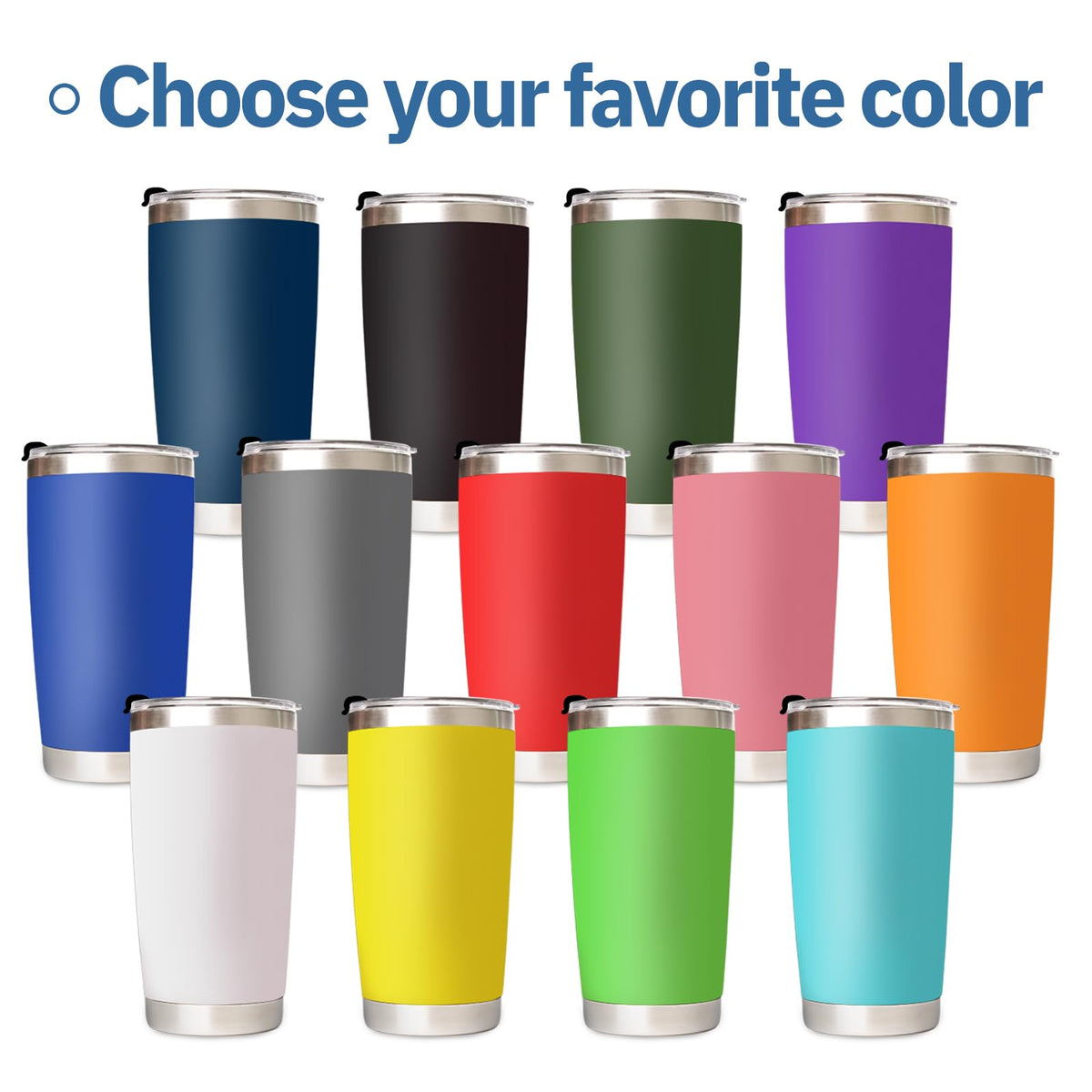 20 Oz Custom Tumbler with Lid M993
