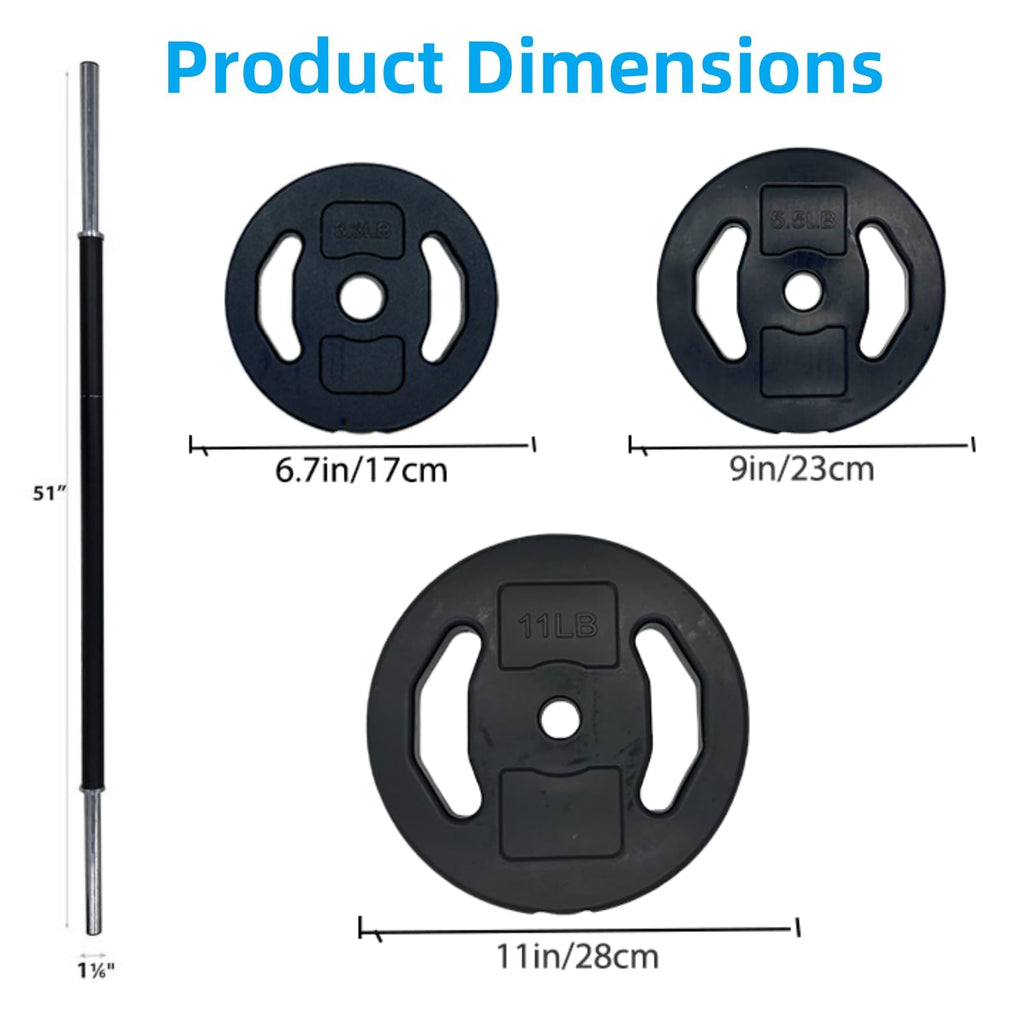 40 LB Adjustable Barbell Weight Set N7467