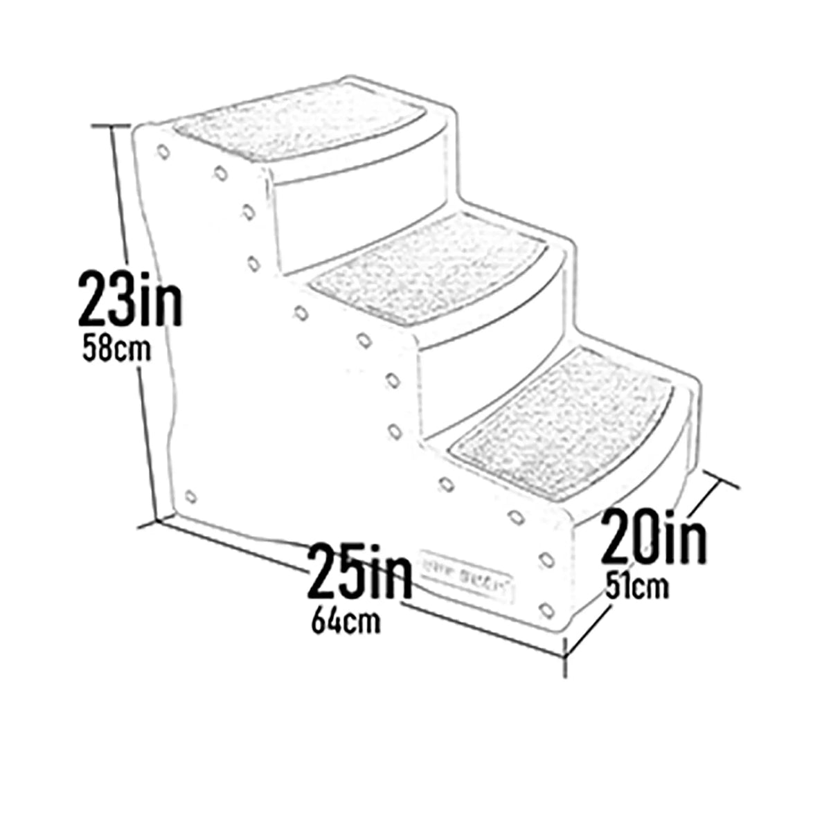 Extra Wide Pet Stairs C939453