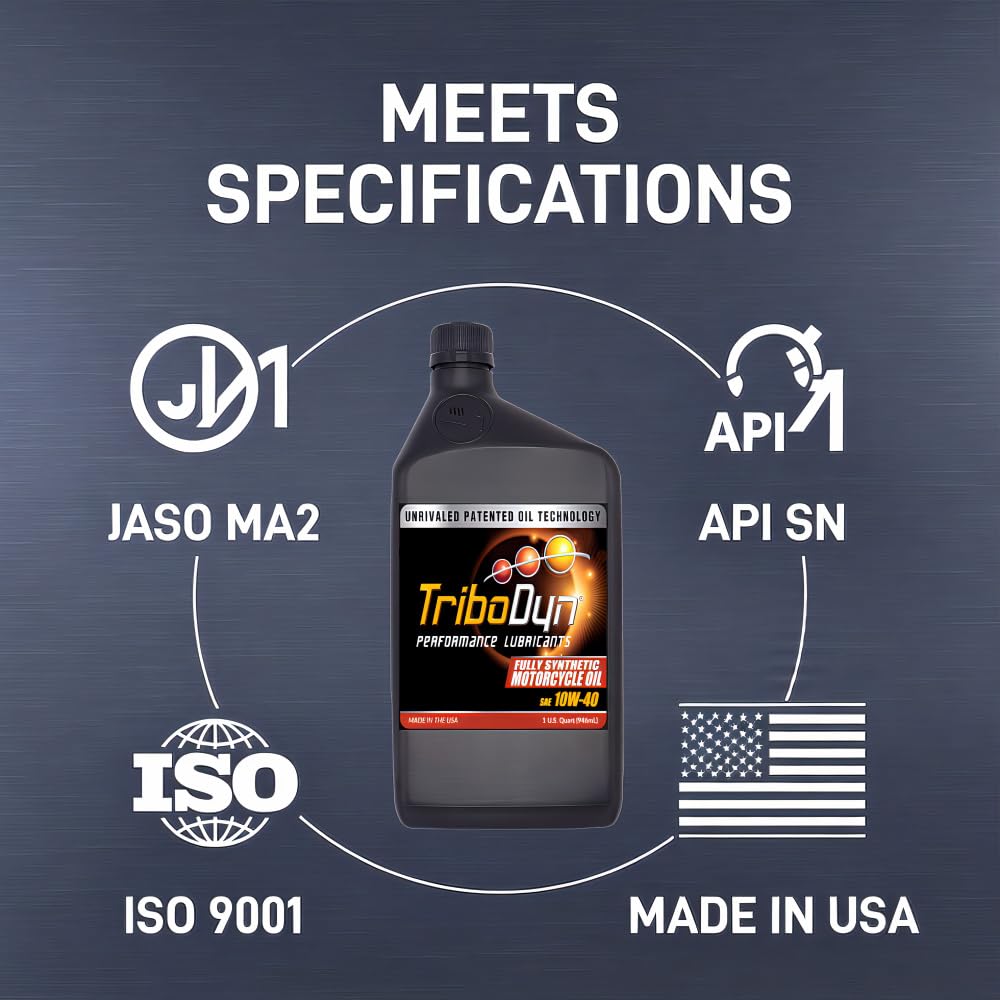 10W-40 Full Synthetic Motorcycle Oil 1 Gallon T77699