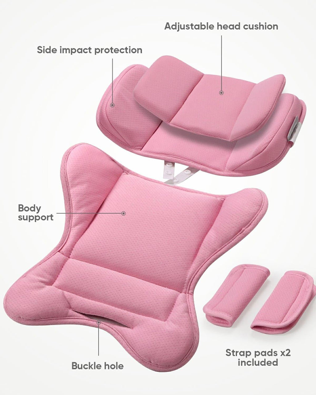 Pink Infant Car Seat Insert J689434