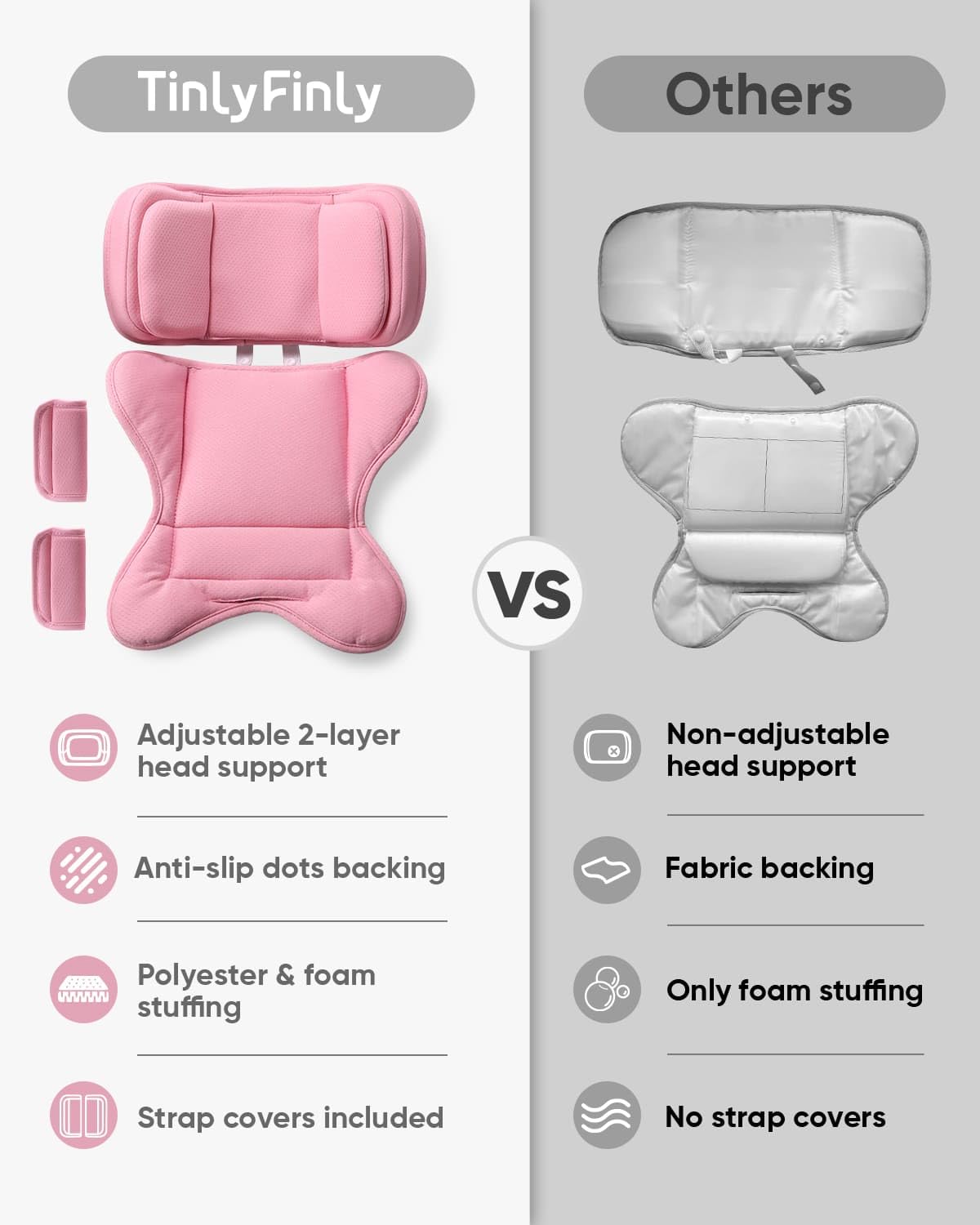 Pink Infant Car Seat Insert J689434