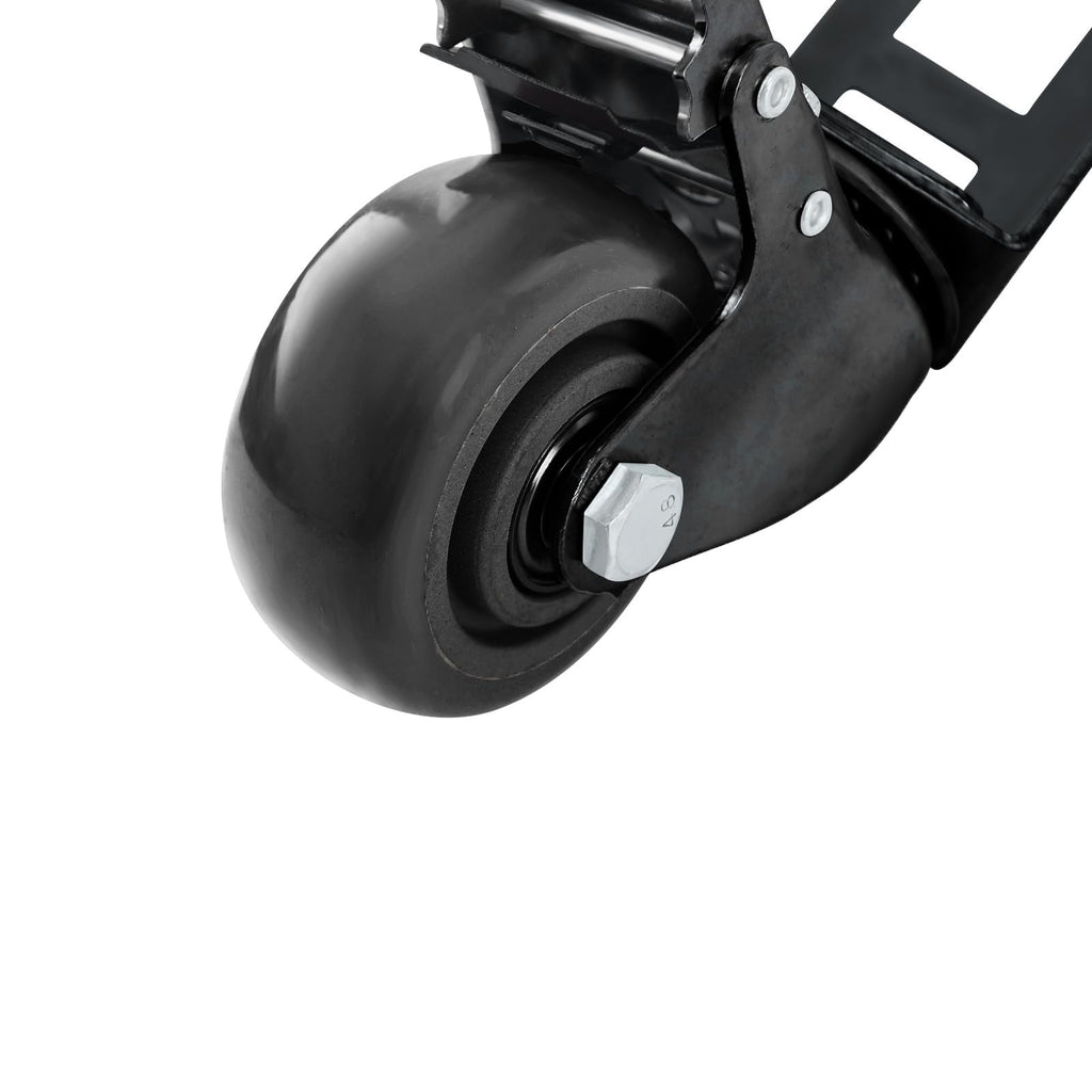 3" Heavy Duty Locking Caster Wheels, 8 PCS, 1000LB Capacity, Black V63940