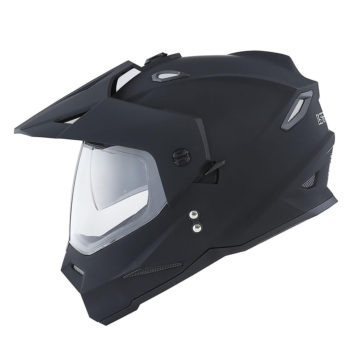 Youth Kids Dual Sport Dual Visor Full Face Helmet Matt Black H305607