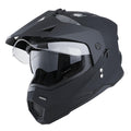 Youth Kids Dual Sport Dual Visor Full Face Helmet Matt Black H305607