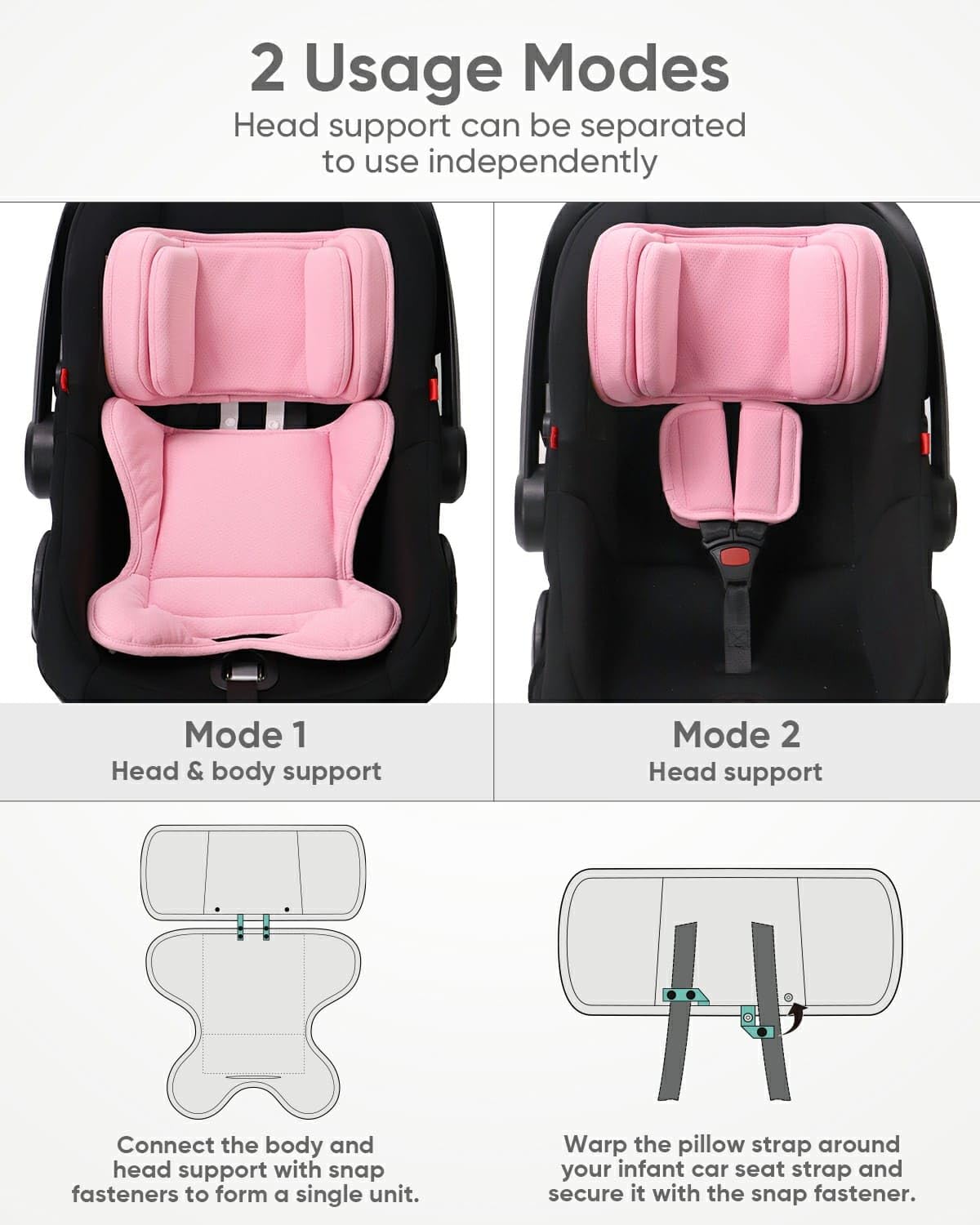 Pink Infant Car Seat Insert J689434