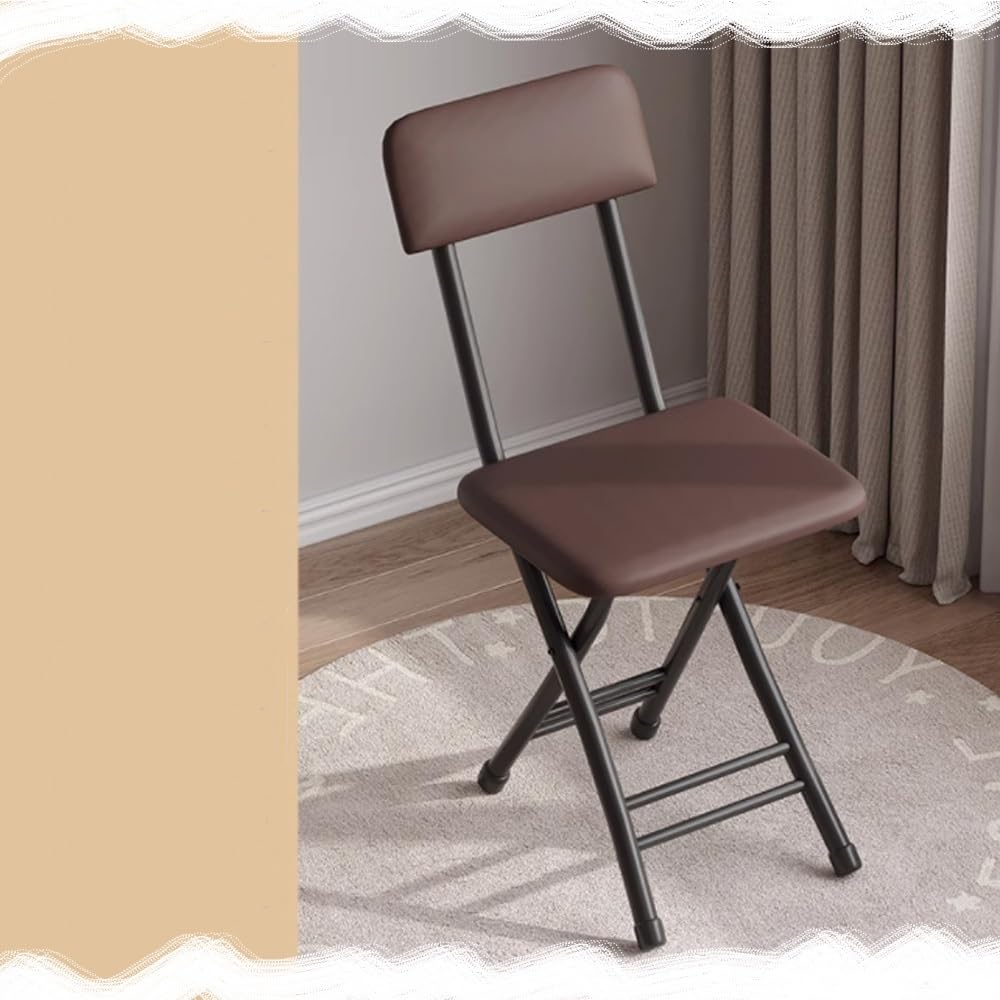 18 Inch Folding Stool with Backrest S6613