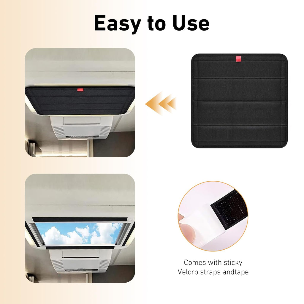 Magnetic Foldable RV Skylight Vent Cover Z608