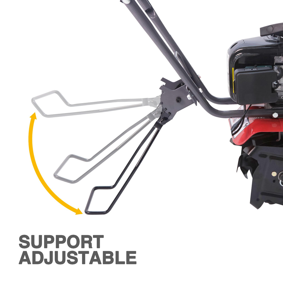 52cc Gas Powered Tiller with 4 Steel Tines X1111