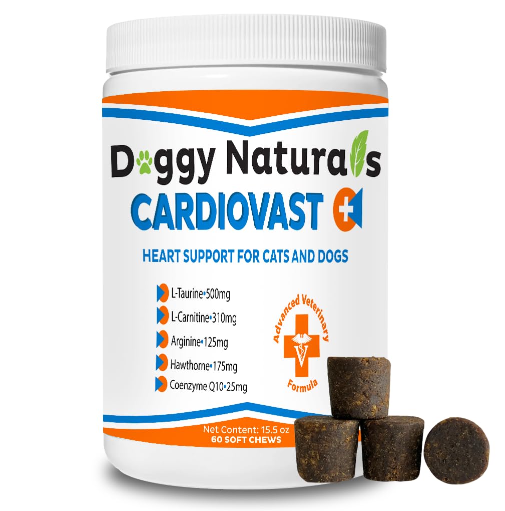 Cardio Support Supplement for Dogs and Cats, 60 Soft Chew C37521