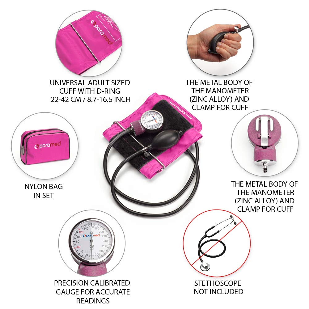 Manual Blood Pressure Cuff with Universal Cuff and Carrying Case P48921