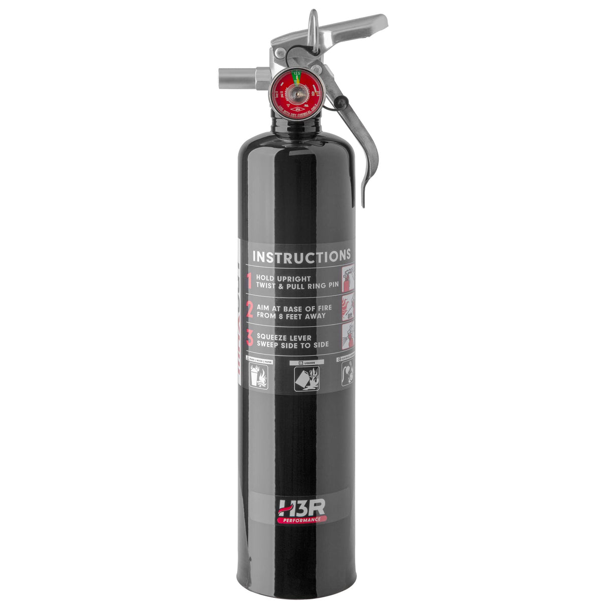2.5 lbs Black Refillable Dry Chemical Fire Extinguisher W68503