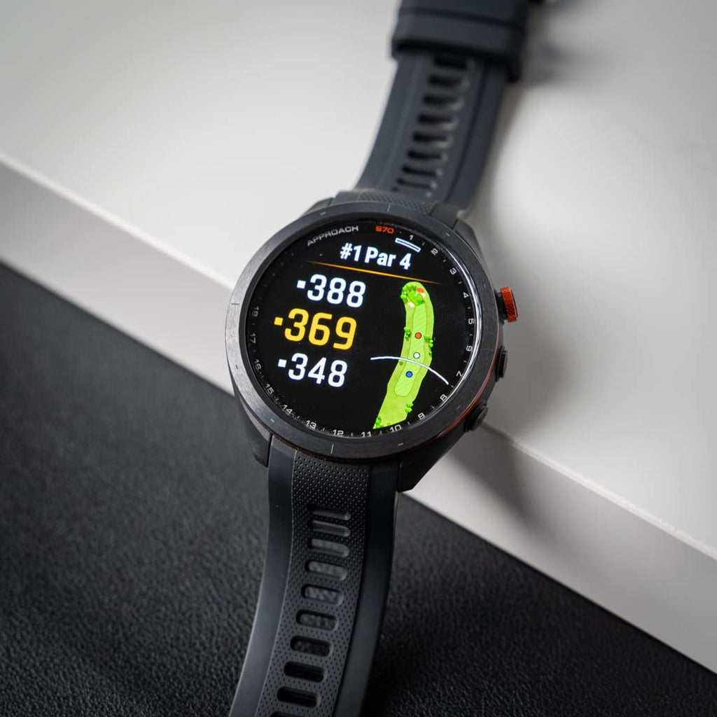 Black 47mm Golf GPS Smartwatch L625004