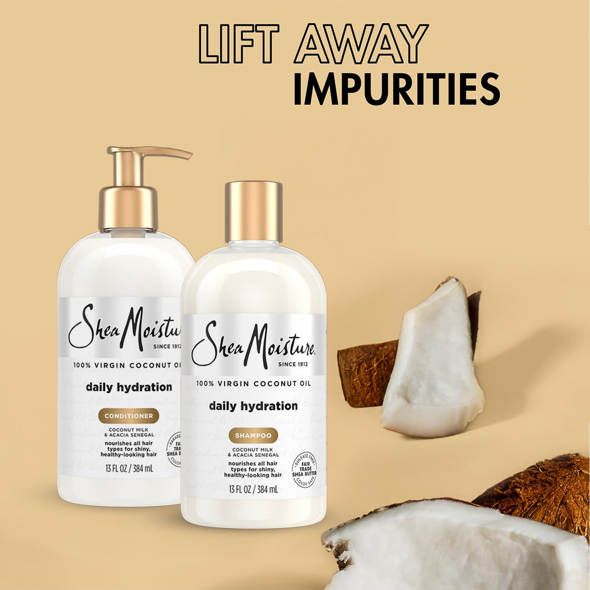 Coconut Shampoo & Conditioner Set 13 Oz V65020