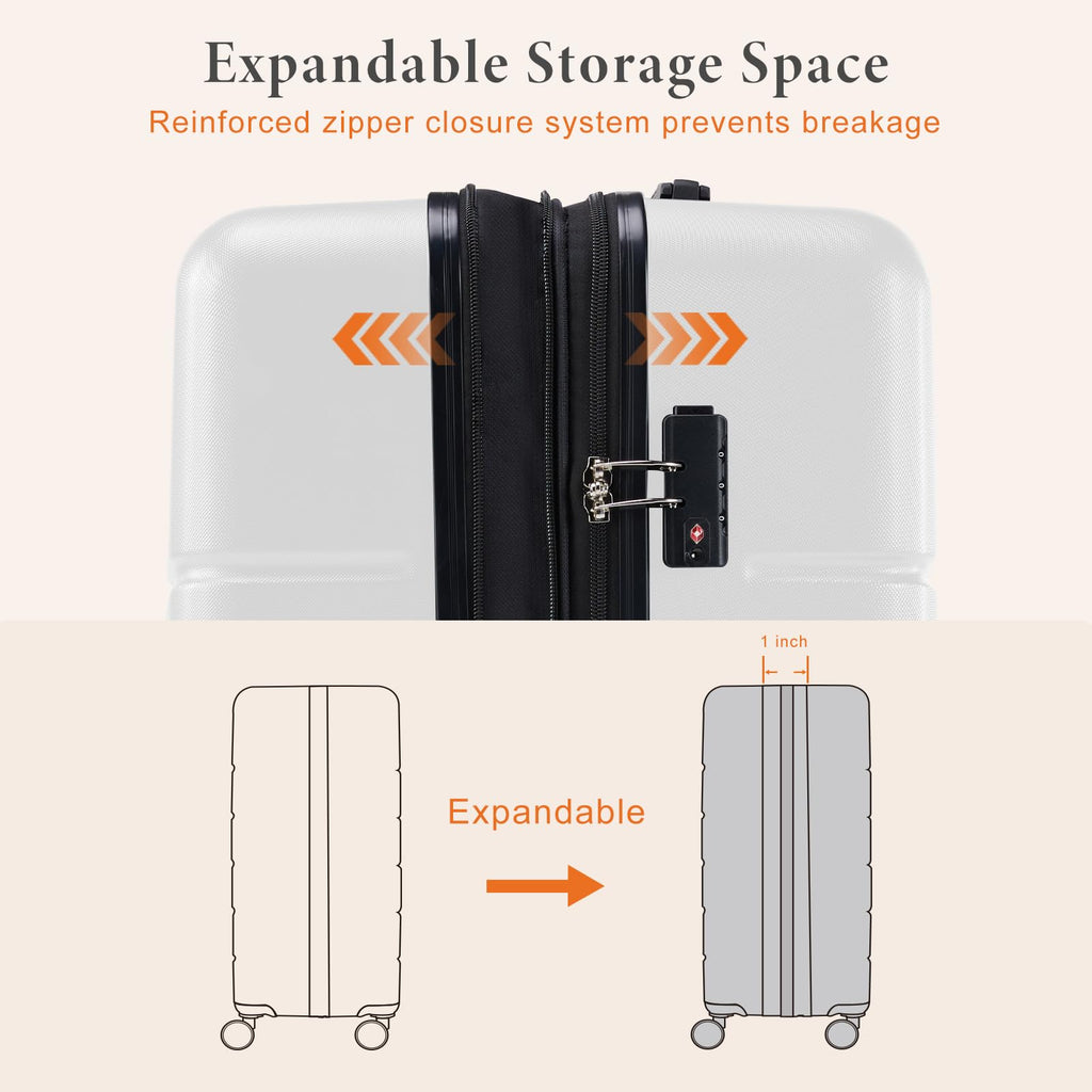 20 Inch Carry On Luggage with Spinner Wheels Q62081