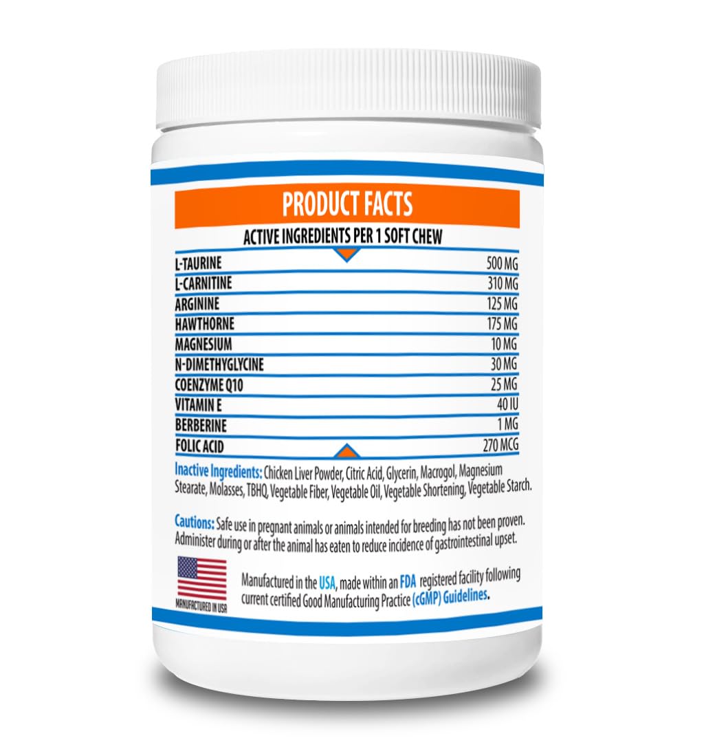 Cardio Support Supplement for Dogs and Cats, 60 Soft Chew C37521