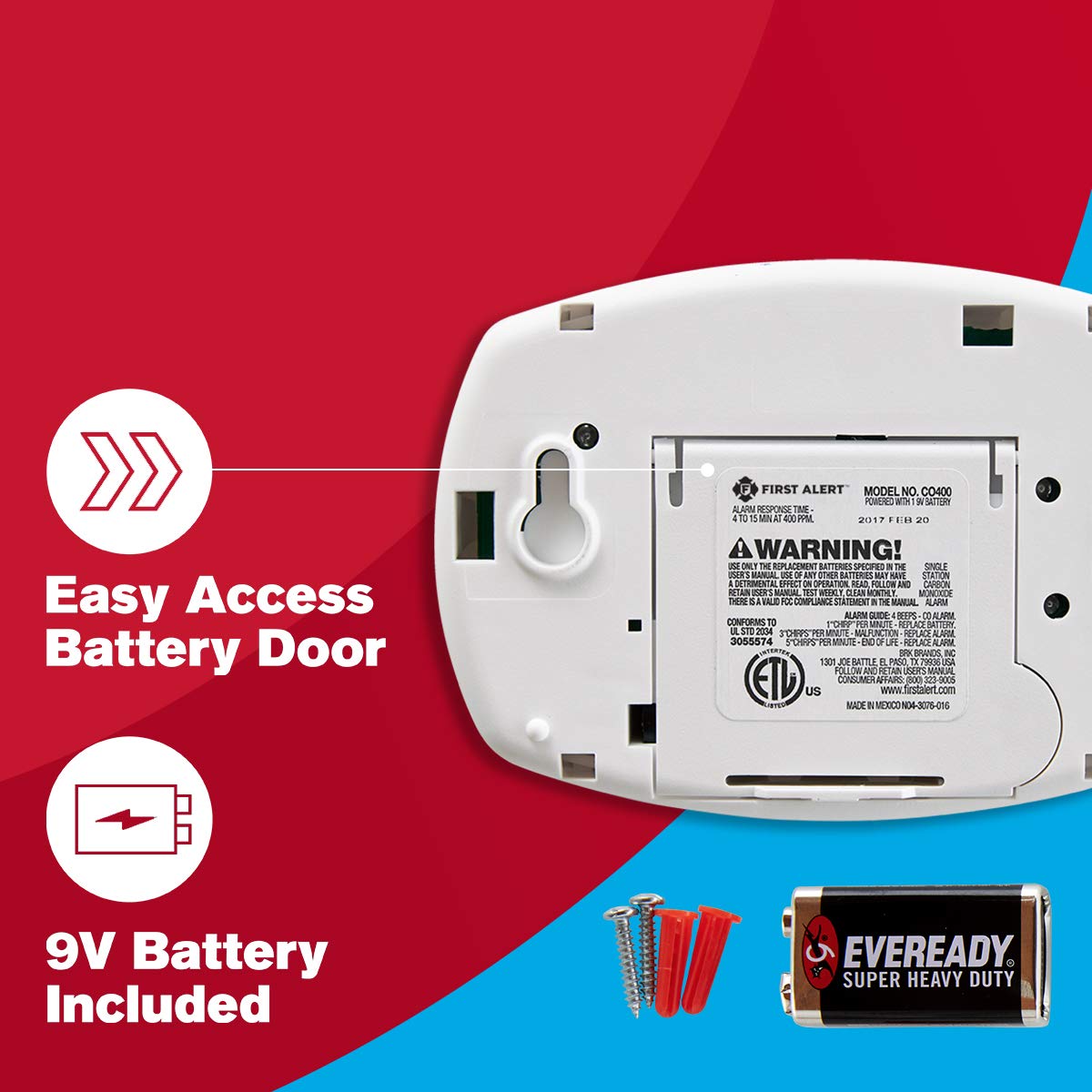 Battery Carbon Monoxide Alarm K4736