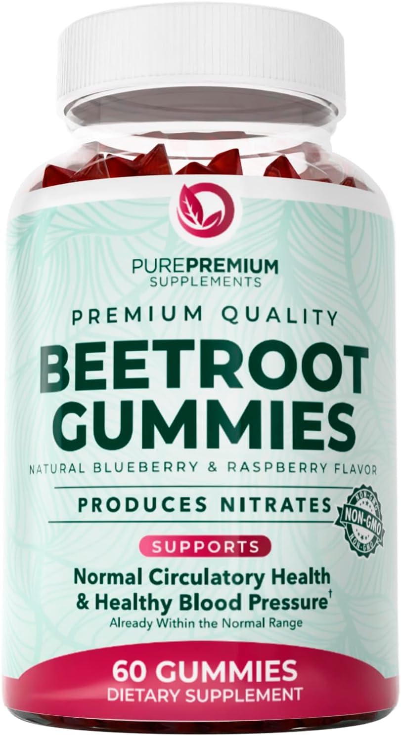 Beet Root Gummies 50:1 Extract Sugar Free Chews Vegan M840