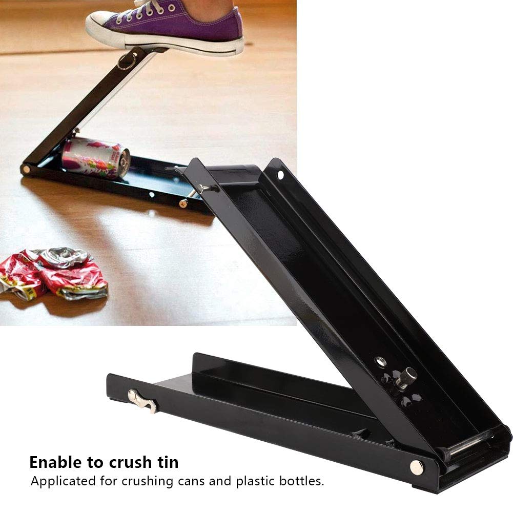 Black 16 oz Pedal Can Crusher I40731