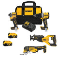 20V MAX Lithium-Ion Cordless Brushless 4 Tool Combo Kit E606