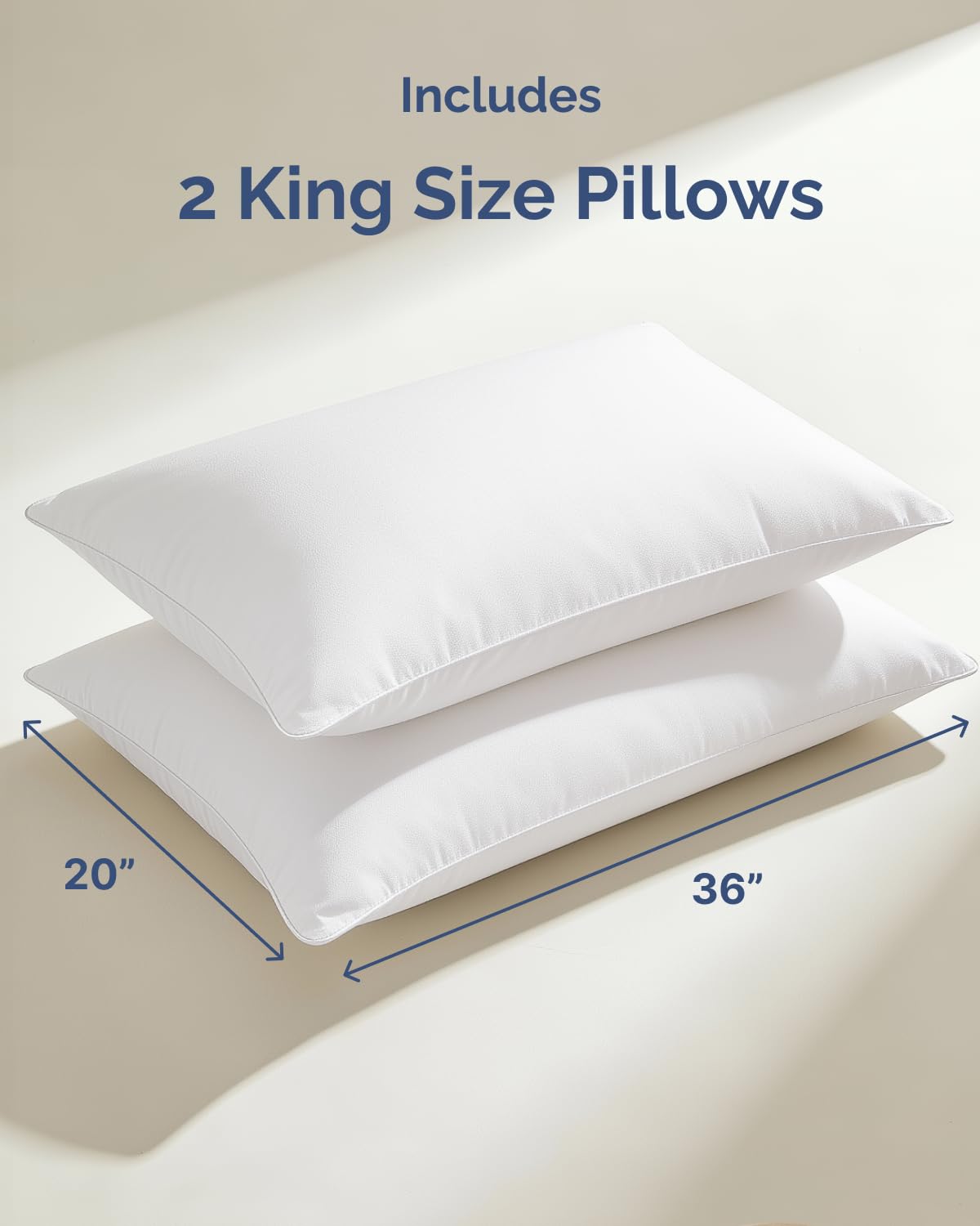 King Pillows Set of 2 A879468