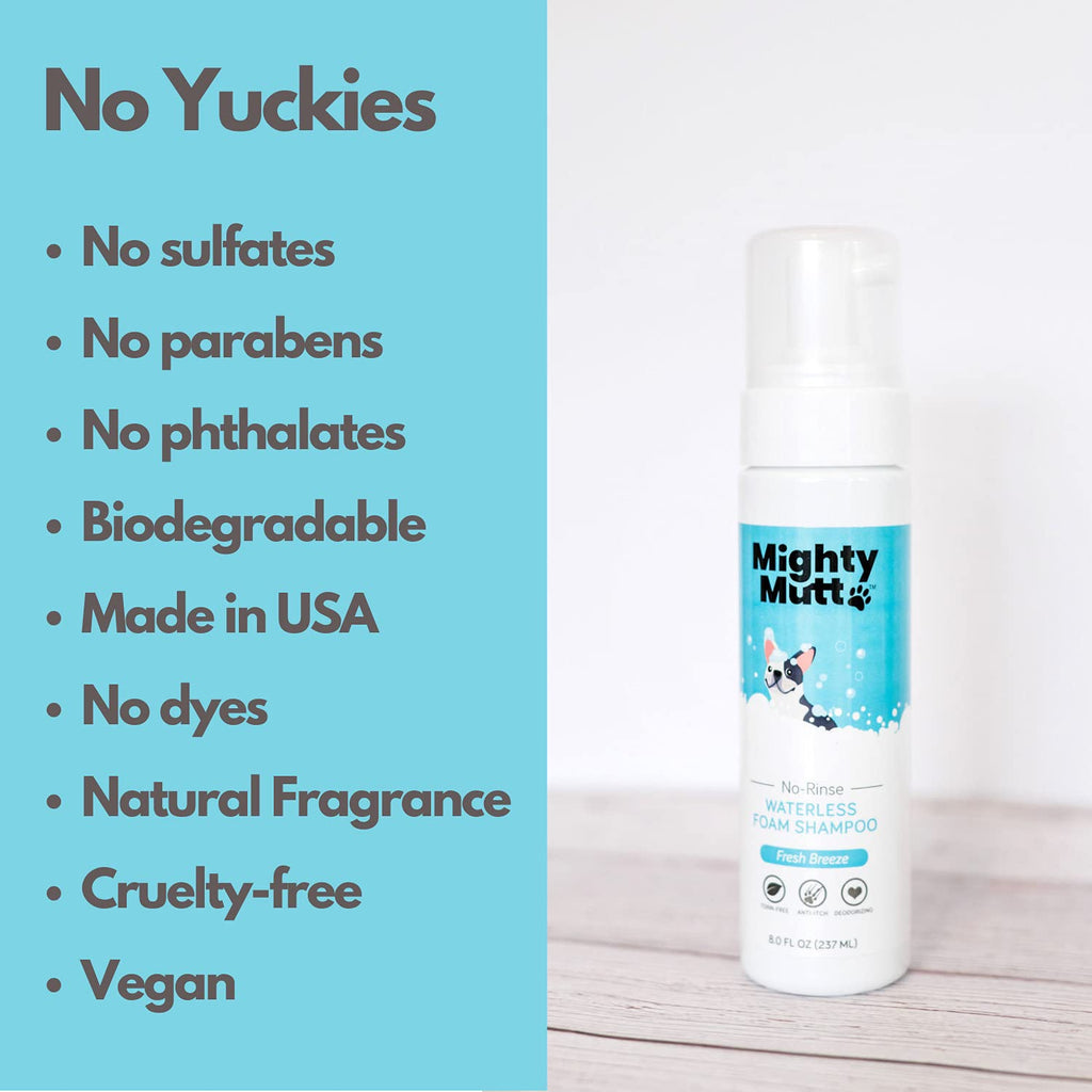 Hypoallergenic Waterless Dog Shampoo 8 fl oz U86663