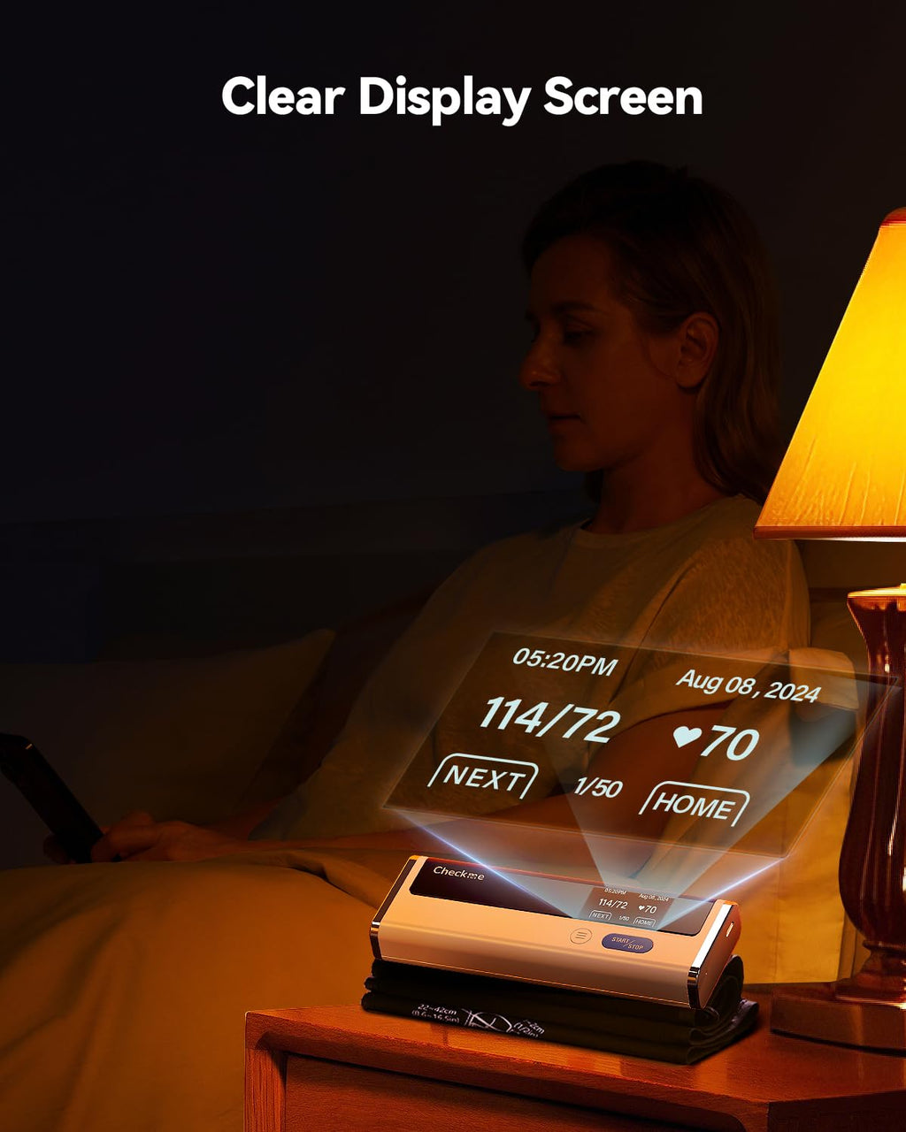 Upper Arm Blood Pressure Monitor with Bluetooth Cuff I95931