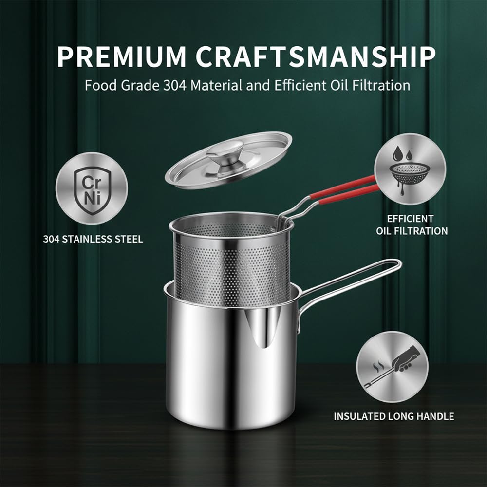 304 Stainless Steel Fryer W583007