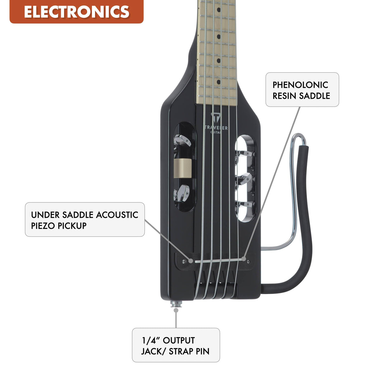 Gloss Black 5-String Bass Guitar Y47889