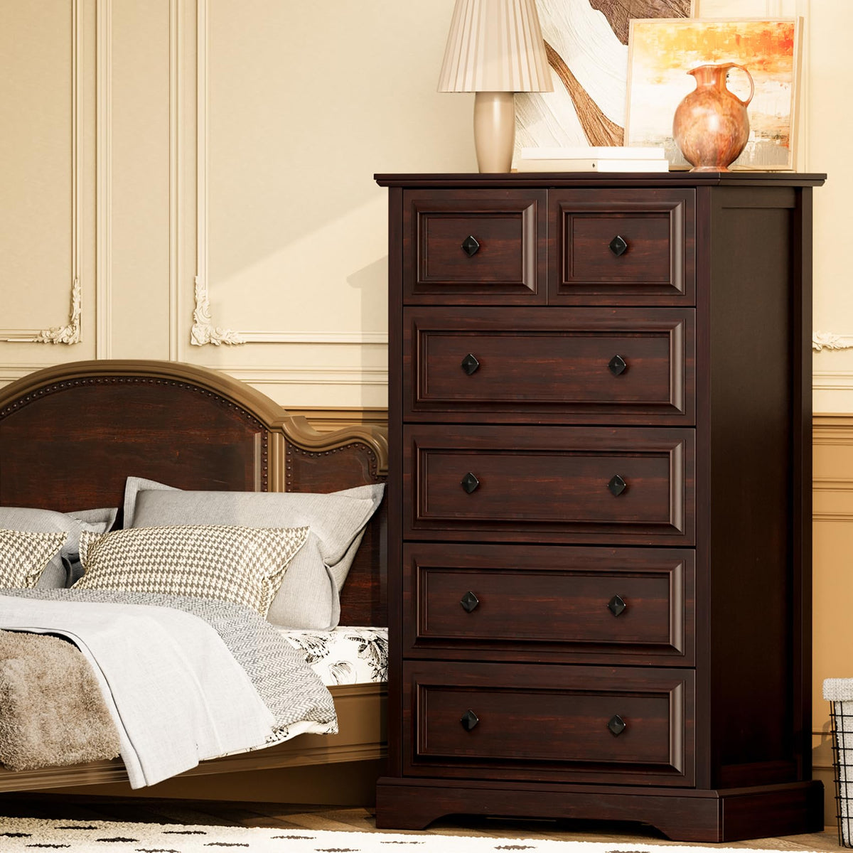 6 Drawer Cherry Dresser Q164