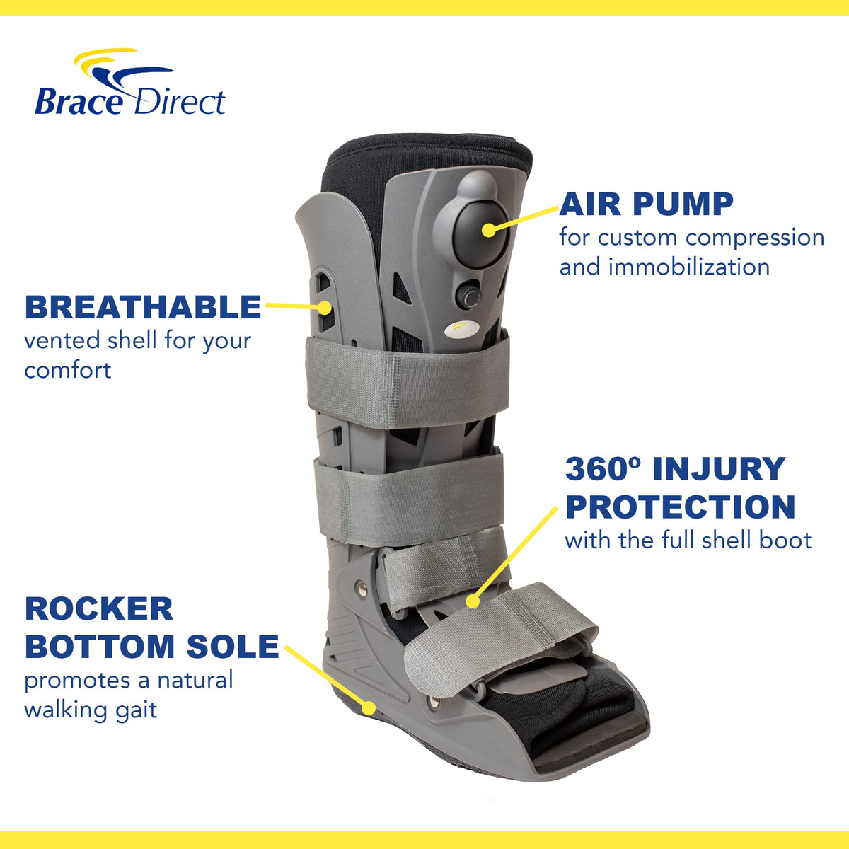 Tall Air Cam Fracture Boot Y8124
