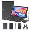 Android 14 2 in 1 Tablet with Keyboard 10 inch 8GB+64GB Black X39593