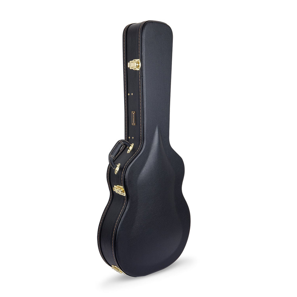 Black Wooden Case for 335 Style Semi-Hollow Electric Guitars U5936