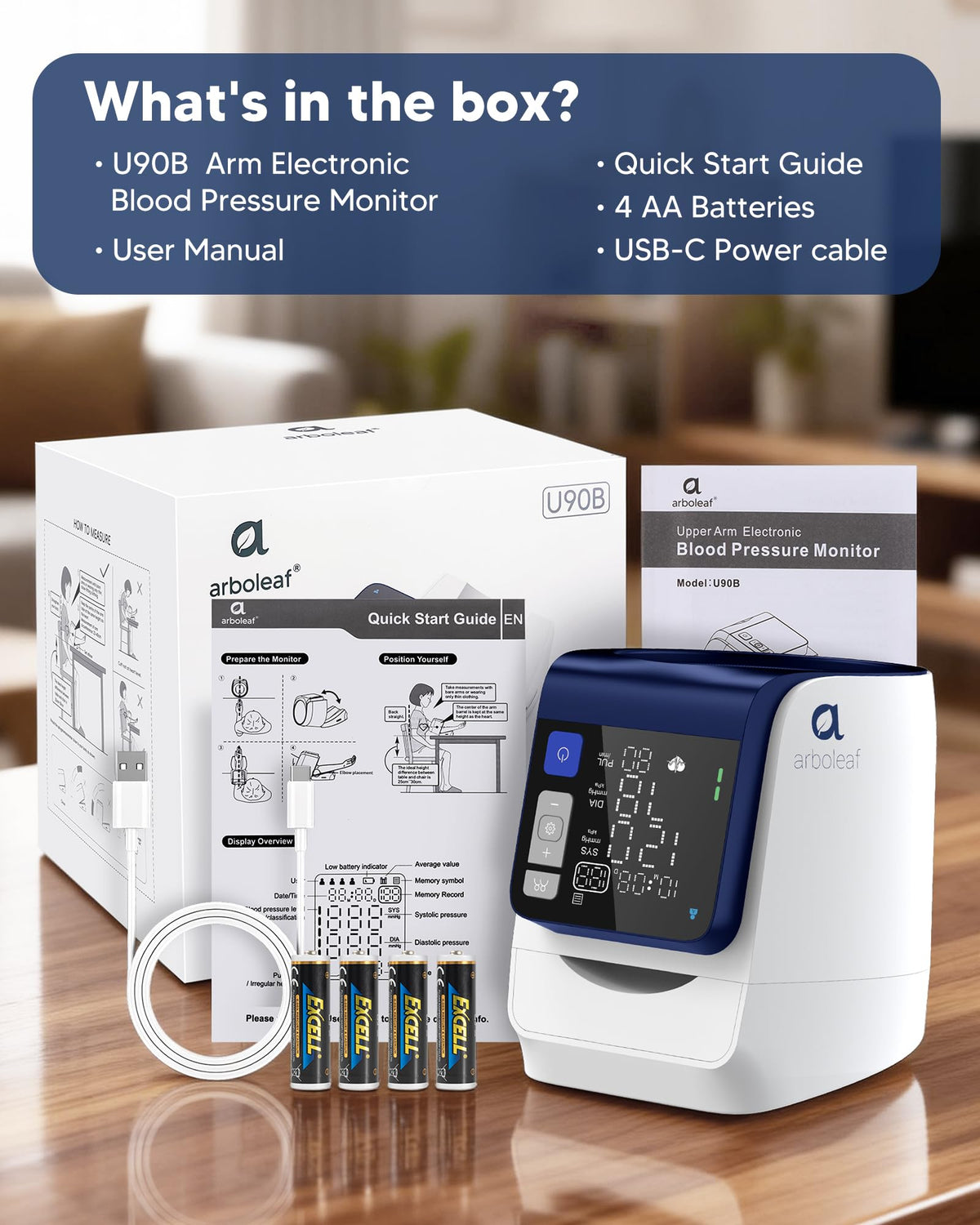 Blood Pressure Monitor Upper Arm F2190