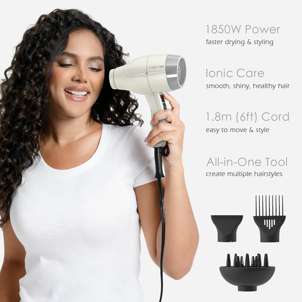 1875W Ionic Hair Dryer with Diffuser O381