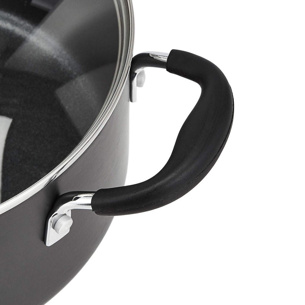 Non-Stick Hard Anodized Aluminum Cookware Set, 12-Piece A4347