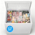 10.0 Cubic Feet White Chest Freezer with 3 Removable Baskets S231