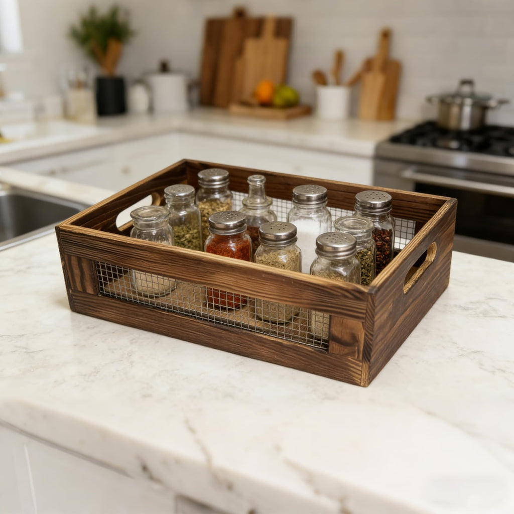 Set of 3 Wooden Nesting Crate K235893