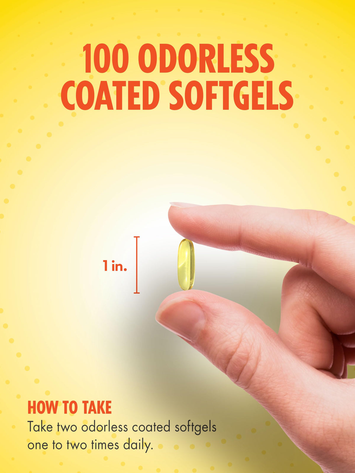 Fish Oil 1200mg 100 Softgels S92613