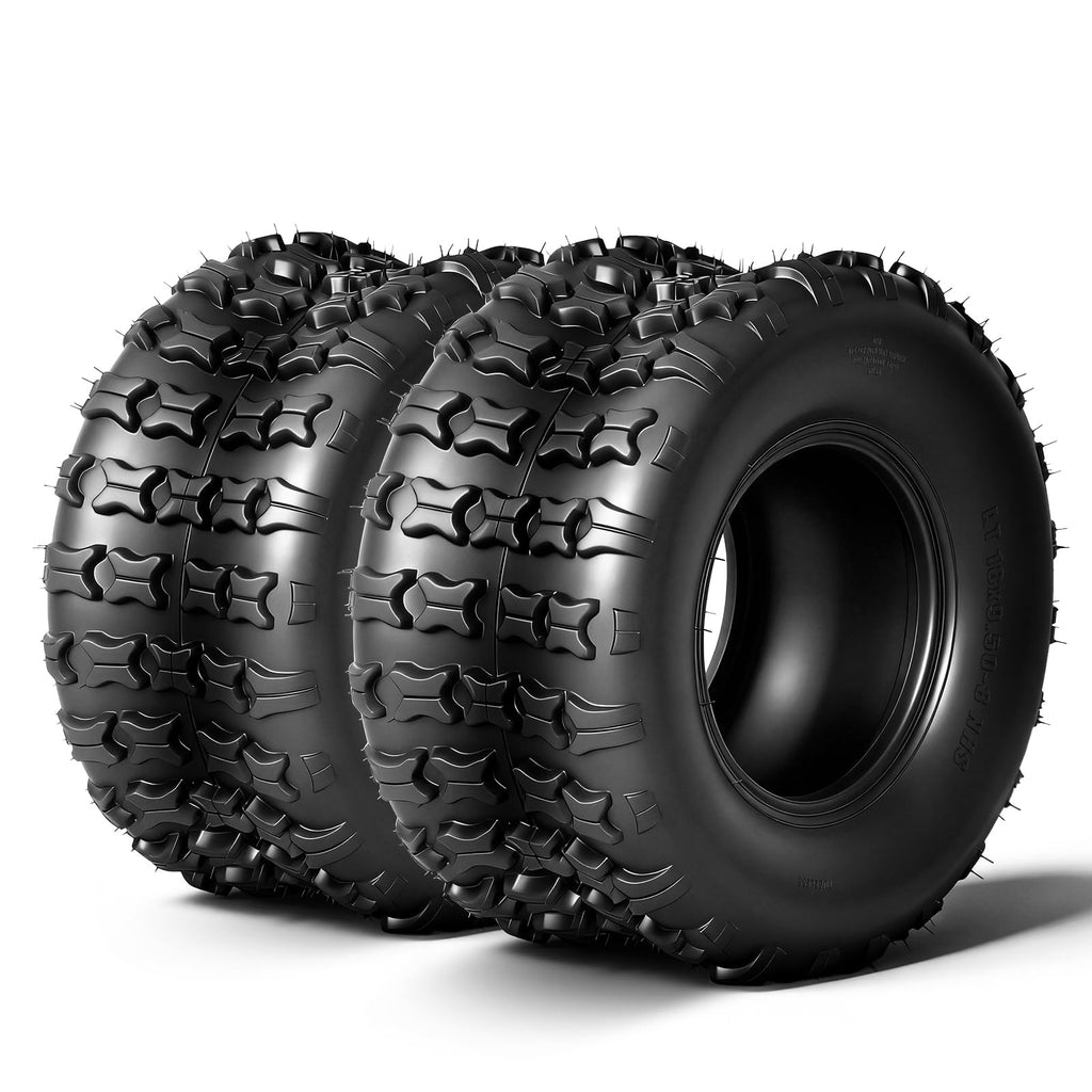 Set of 2 18x9.5-8 Tubeless All-Terrain Tires W392