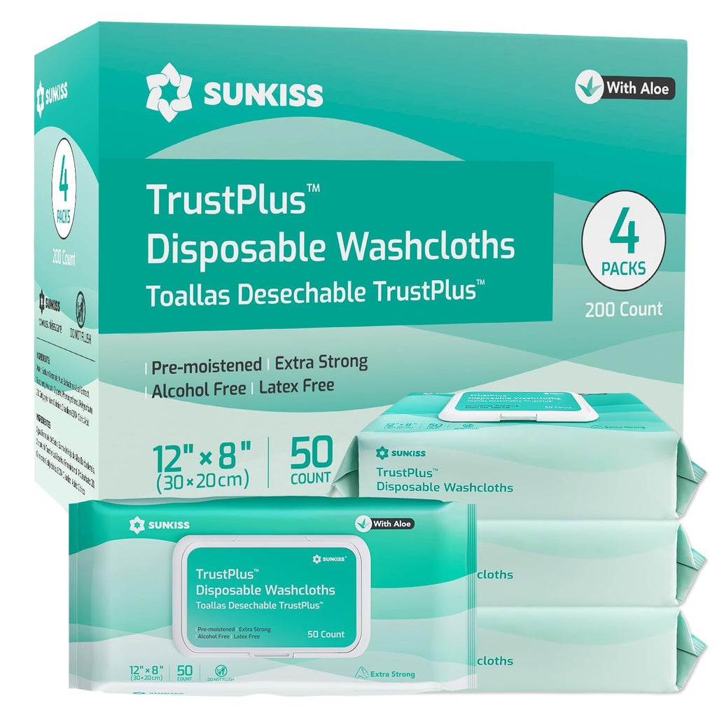 Adult Diapers Large 15 Count & Wet Wipes 200 Count W9508